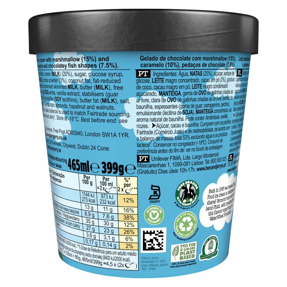 Ben & Jerry’s  Ice Cream Phish Food 465 ml
