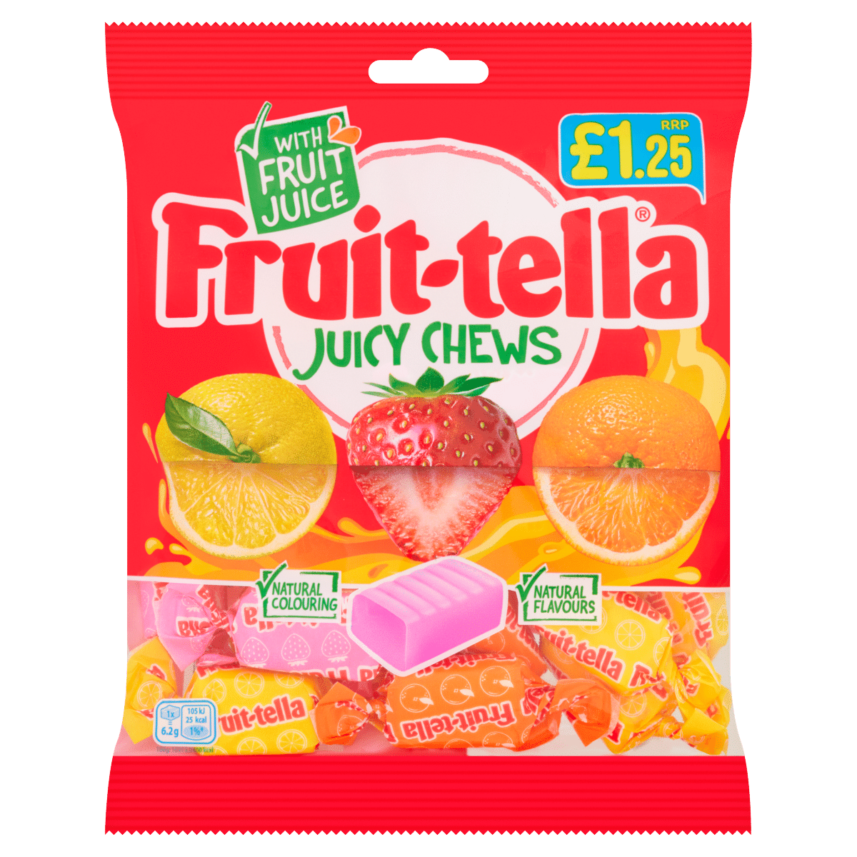 Fruit-tella Juicy Chews 135g