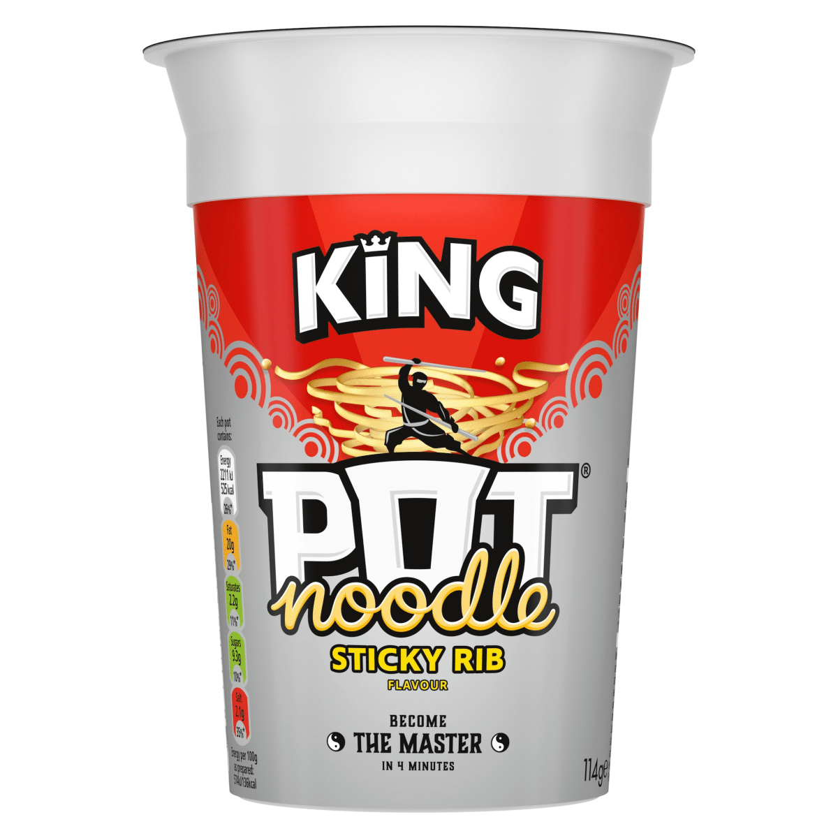 Pot Noodle  King Pot Sticky Rib 114 g
