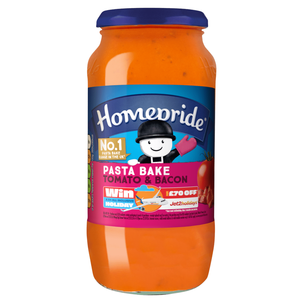 Homepride Pasta Bake Tomato & Bacon 485g