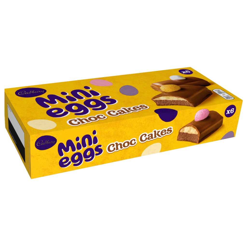 Cadbury 6 Mini Eggs Choc Cakes