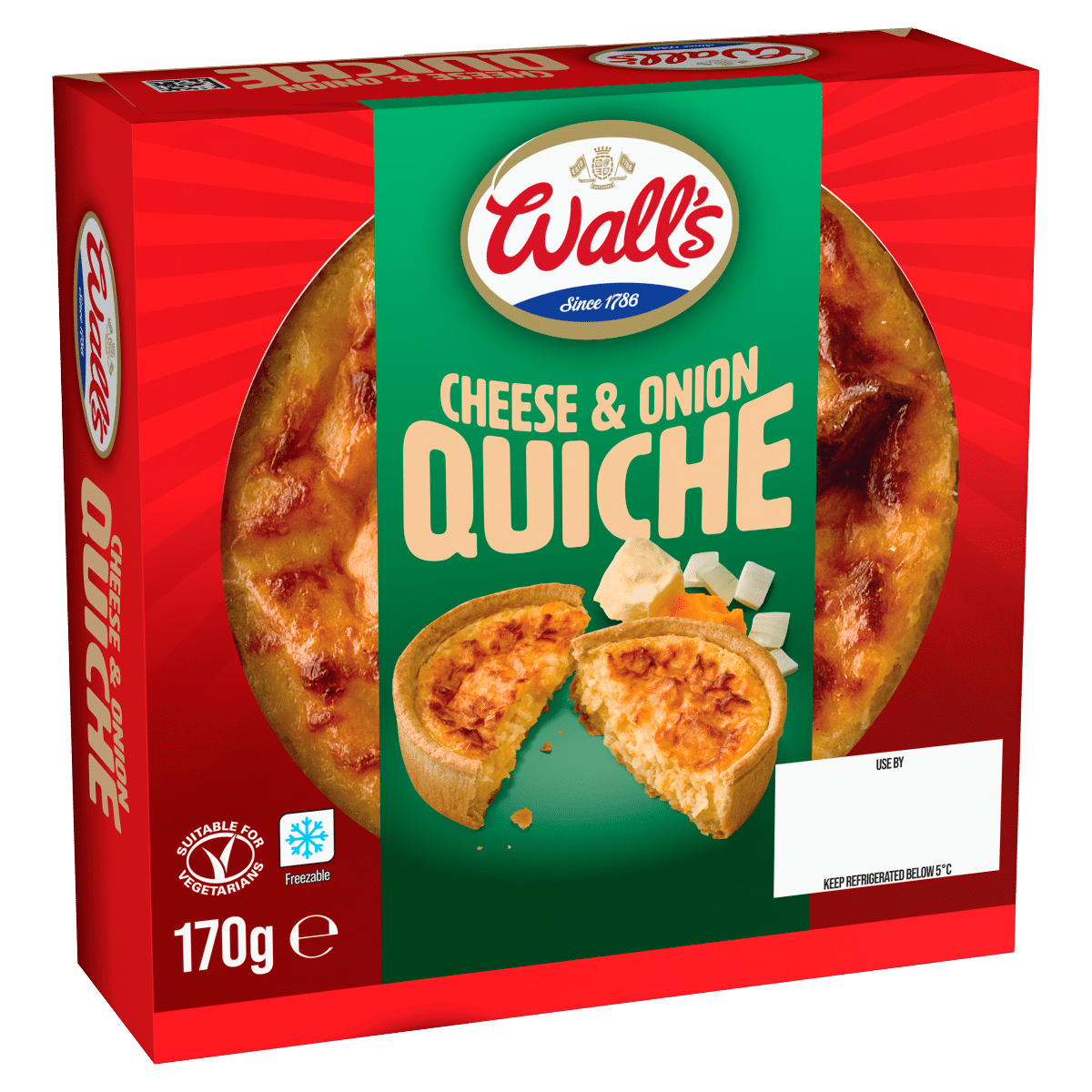 Wall’s Cheese & Onion Quiche 170g