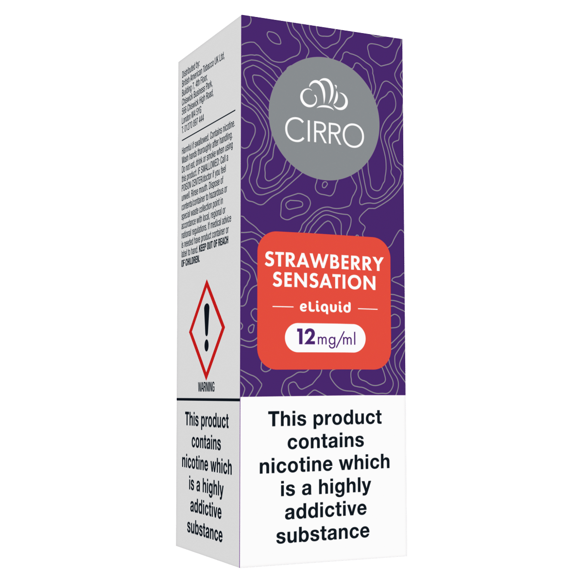 Cirro eLiquid Strawberry Sensation 12mg/ml