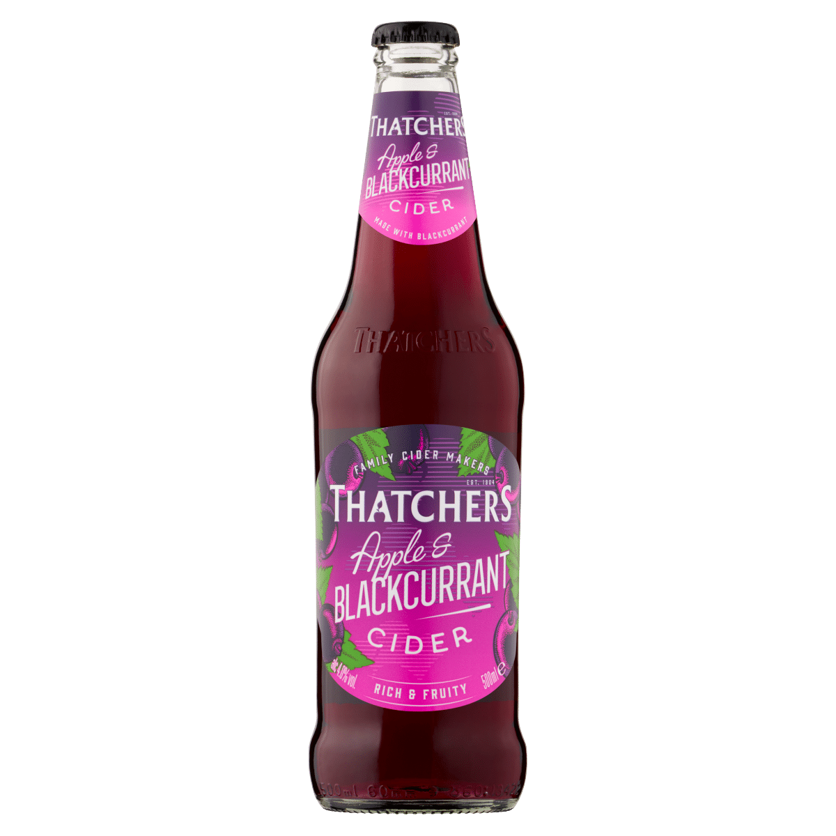 Thatchers Apple and Blackcurrant Cider 500ml
