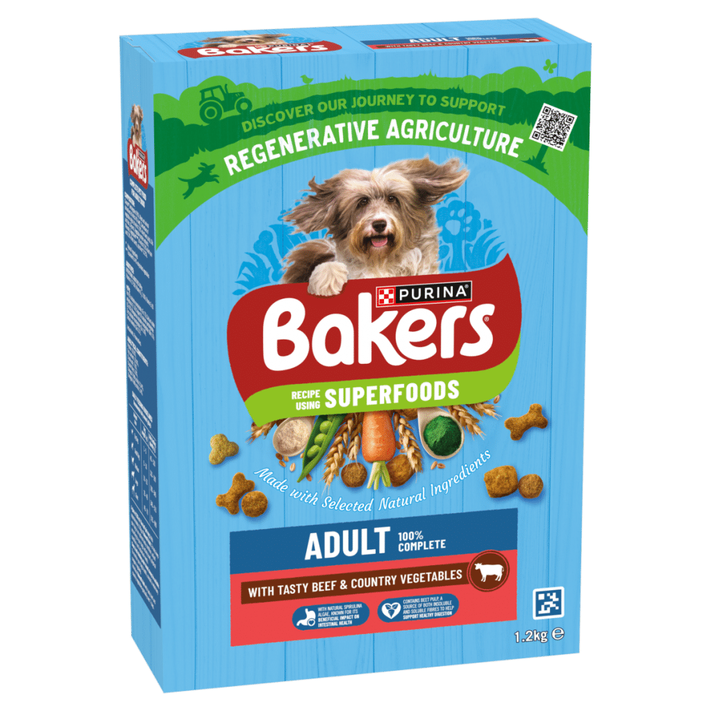 BAKERS Superfoods Beef with Vegetables Dry Dog Food 1.2kg
