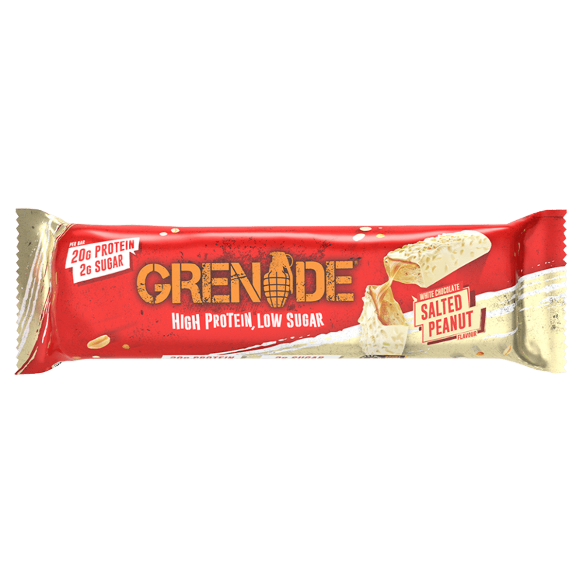 Grenade White Chocolate Salted Peanut Flavour 60g
