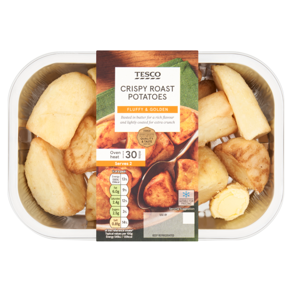 Tesco Crispy Roast Potatoes 450g