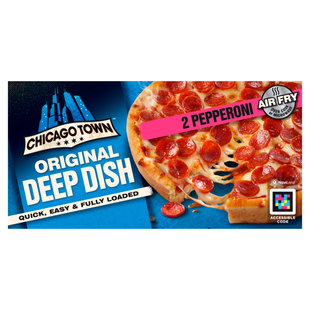 Chicago Town Original Deep Dish Pepperoni Pizza 2 x 155g (310g)