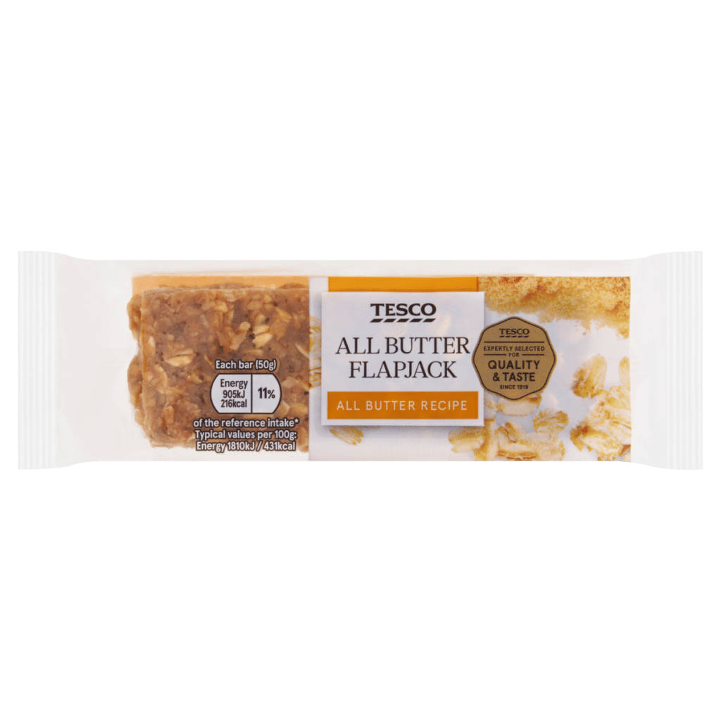 Tesco All Butter Flapjack 50g