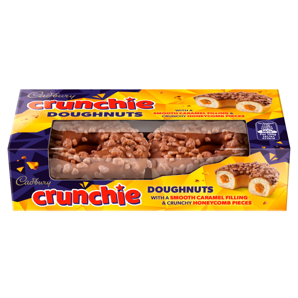 Cadbury Crunchie Doughnuts 2 x 74g (148g)