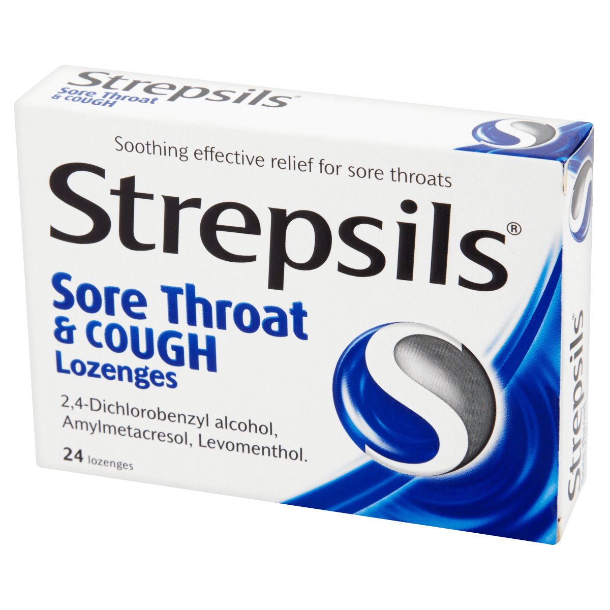 Strepsils Sore Throat & Cough Lozenges 24 Lozenges