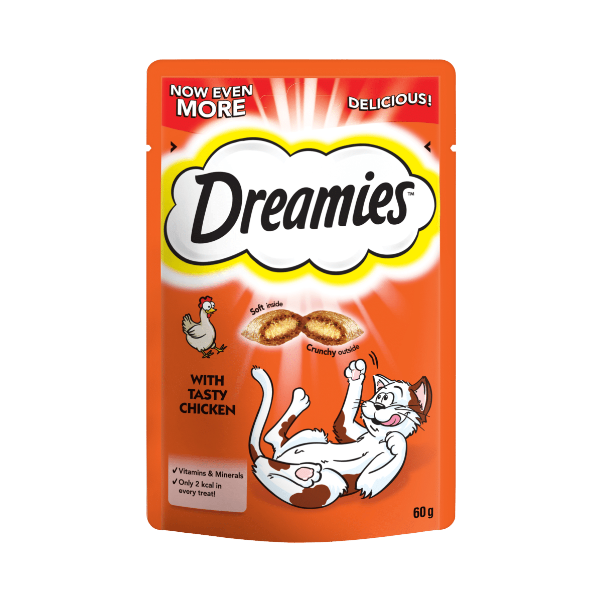 Dreamies Cat Treat Biscuits with Chicken 60g