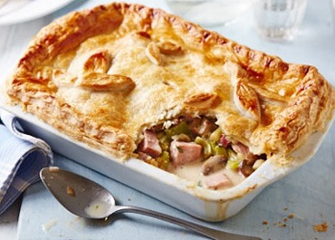 Ham, Leek & Mushroom Pie