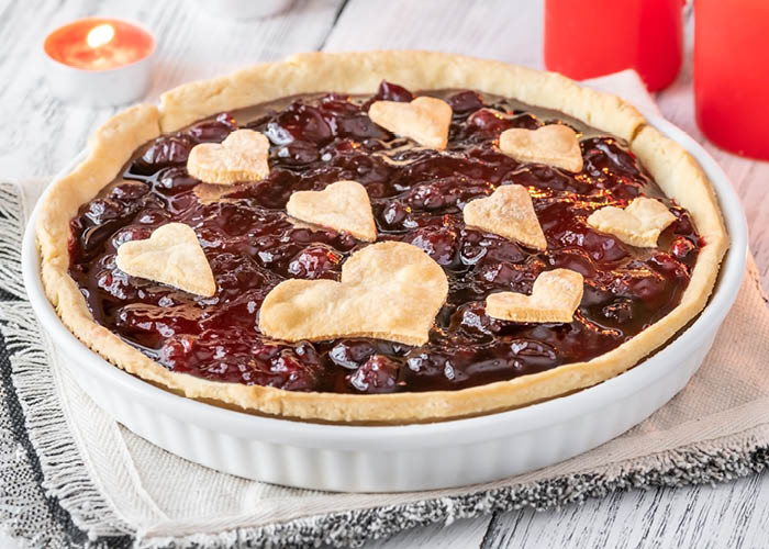 Valentine’s Day Giant Jam Tart