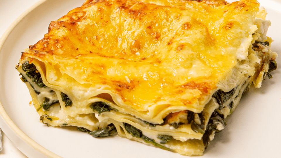Spinach and Feta Lasagne