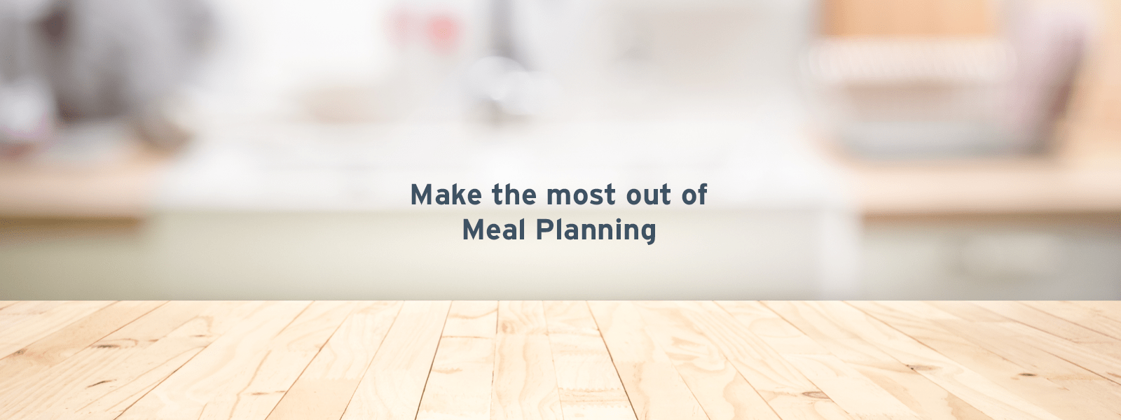 Meal Planning at Home