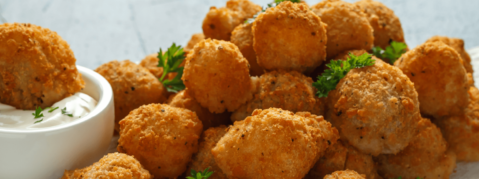 Garlic Breaded Mushrooms