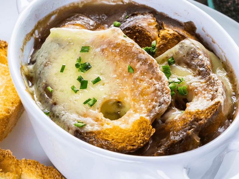 Warming French Onion Soup