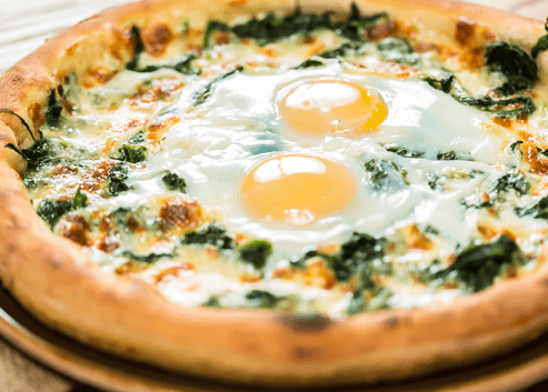 Homemade Italian Florentine Pizza