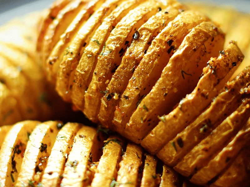 Hasselback Potatoes
