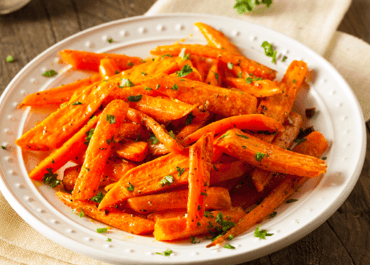 Sticky Glazed Carrots & Parsnips