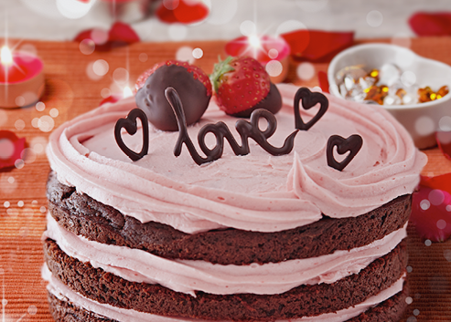 Chocolate Valentine’s Cake