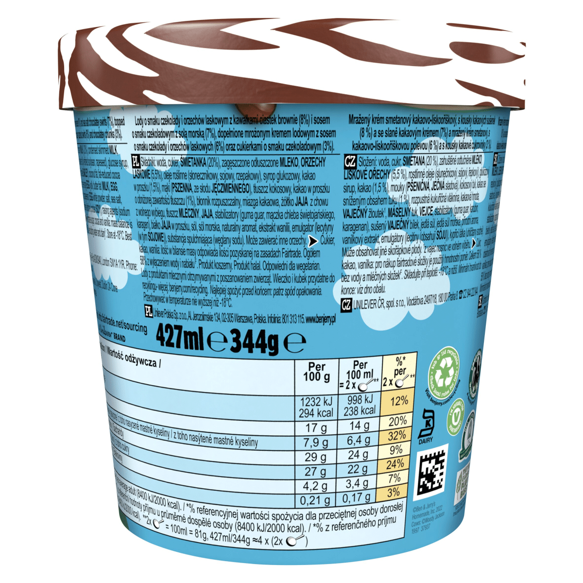 Ben & Jerry’s  Ice Cream Hazel-nuttin’ but Chocolate Sundae 427 ML