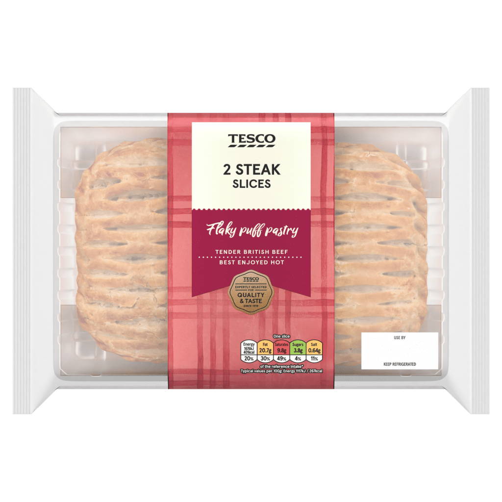 Tesco 2 Steak Slices 300g