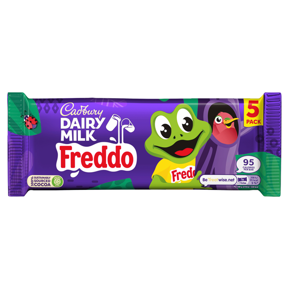 Cadbury Dairy Milk Freddo Chocolate Bar 5 Pack 90g