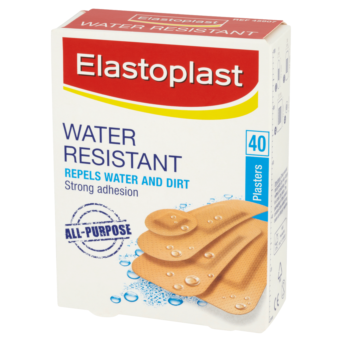 Elastoplast Water Resistant Plastic Plasters (40 Pcs)