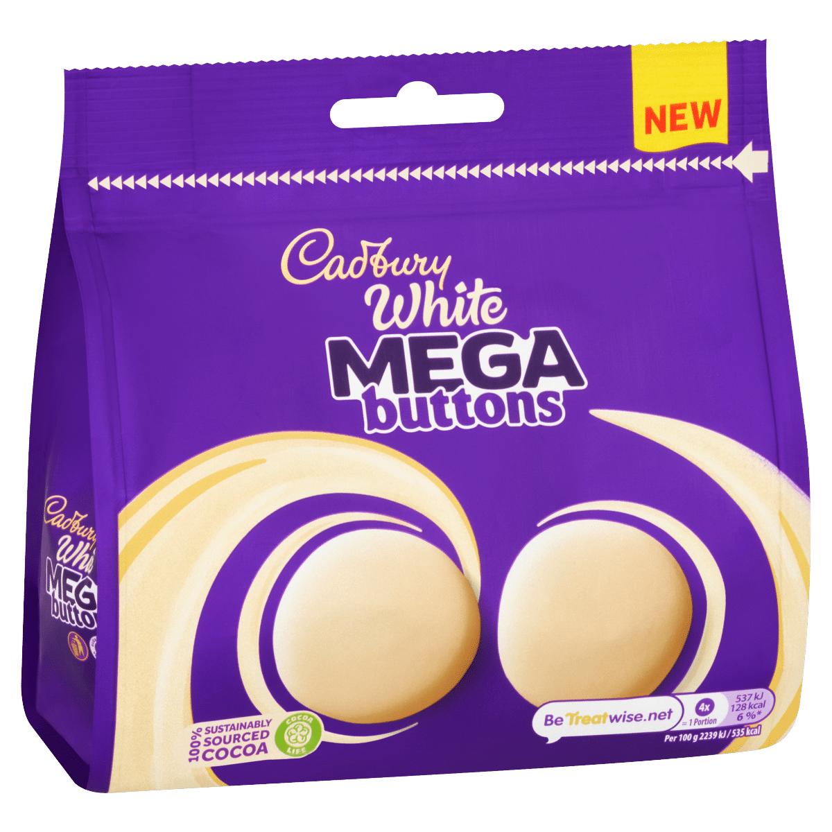 Cadbury White Mega Buttons 192g