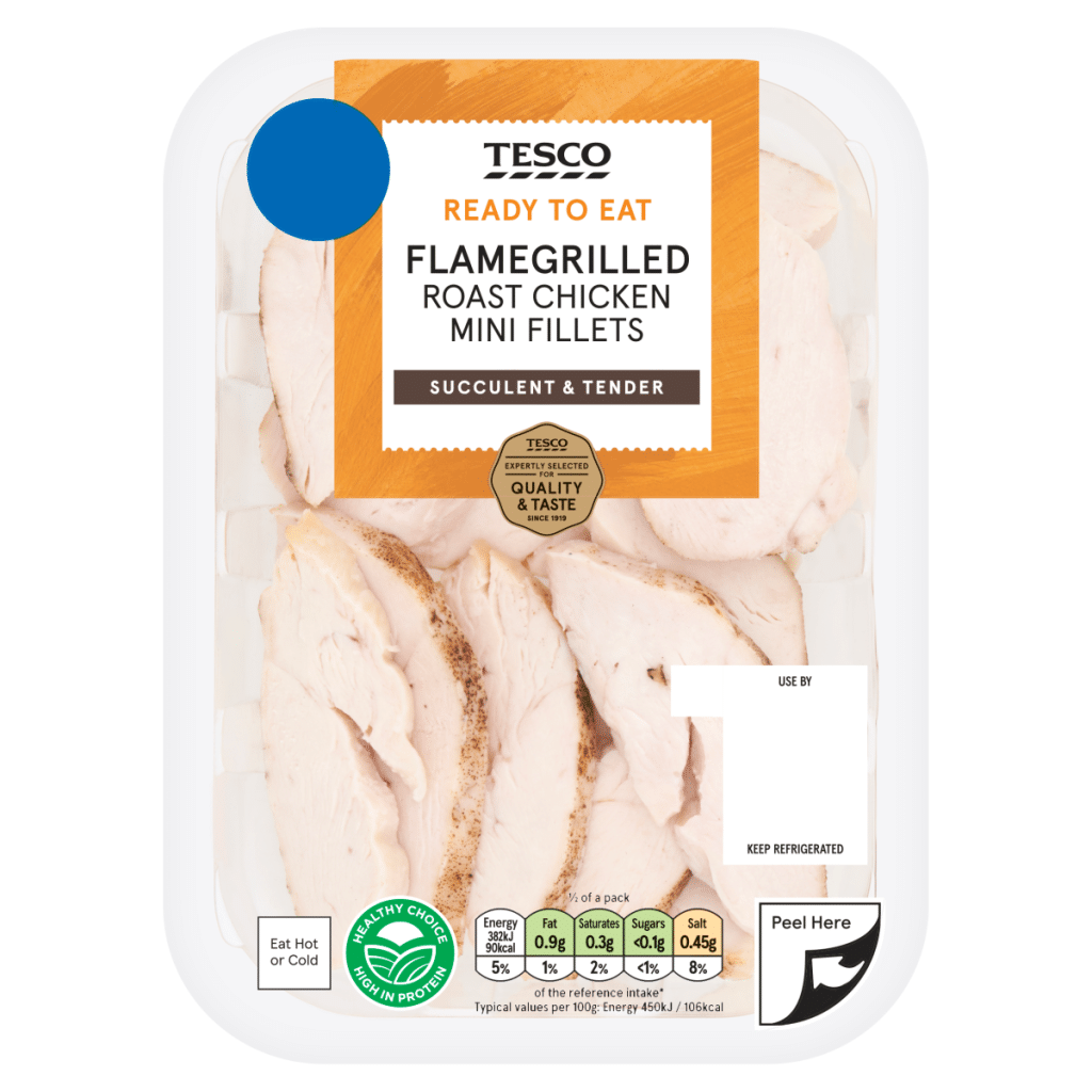 Tesco Flamegrilled Roast Chicken Breast Slices 160g