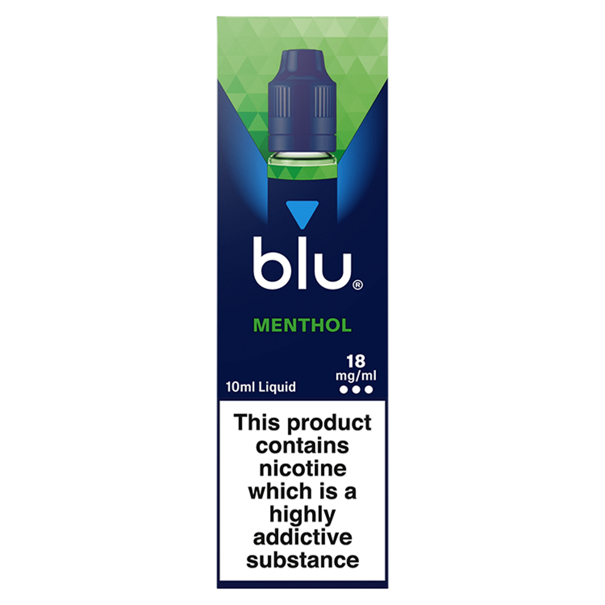 blu Menthol Liquid 18mg/ml 10ml