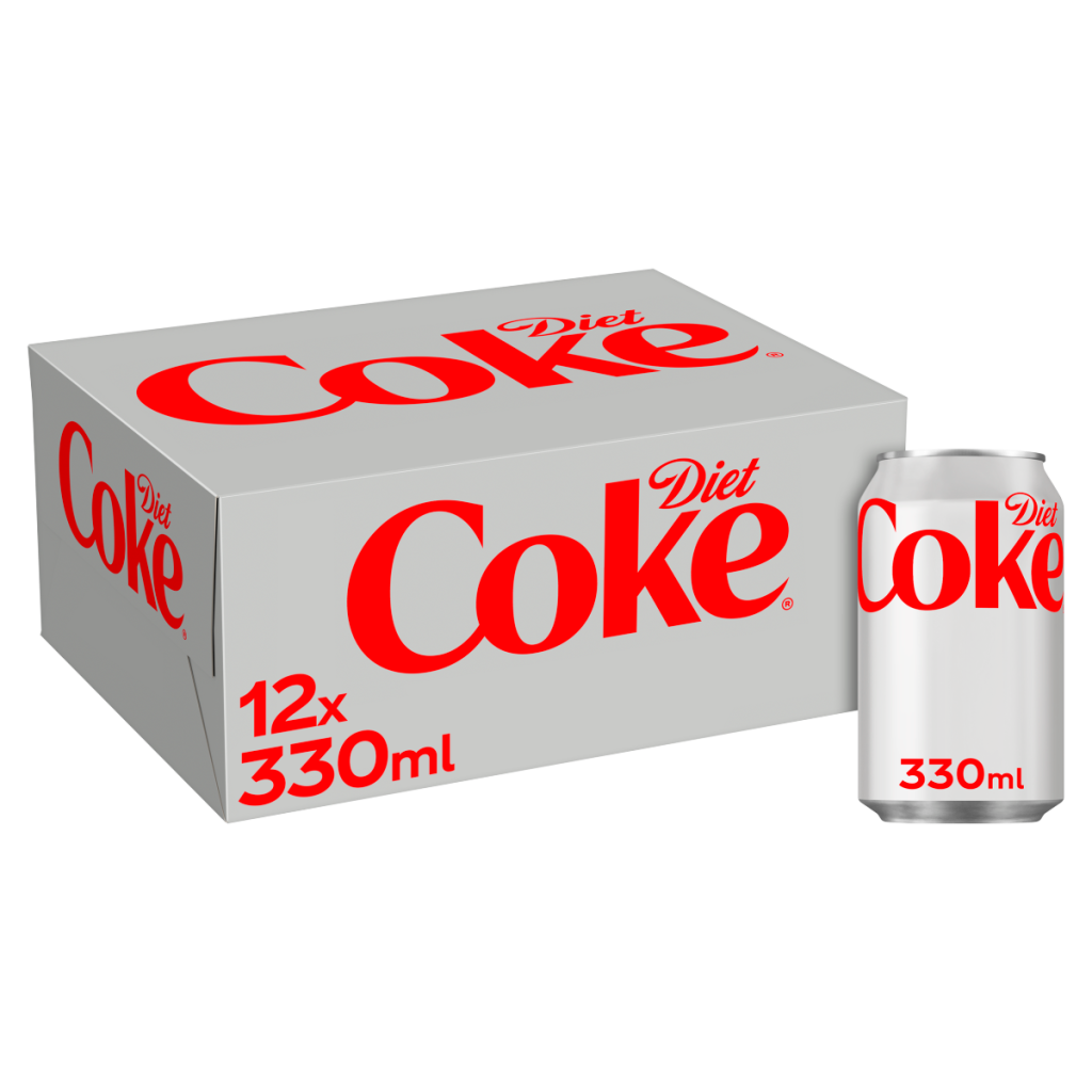 Diet Coke Cola 12 x 330ml Cans