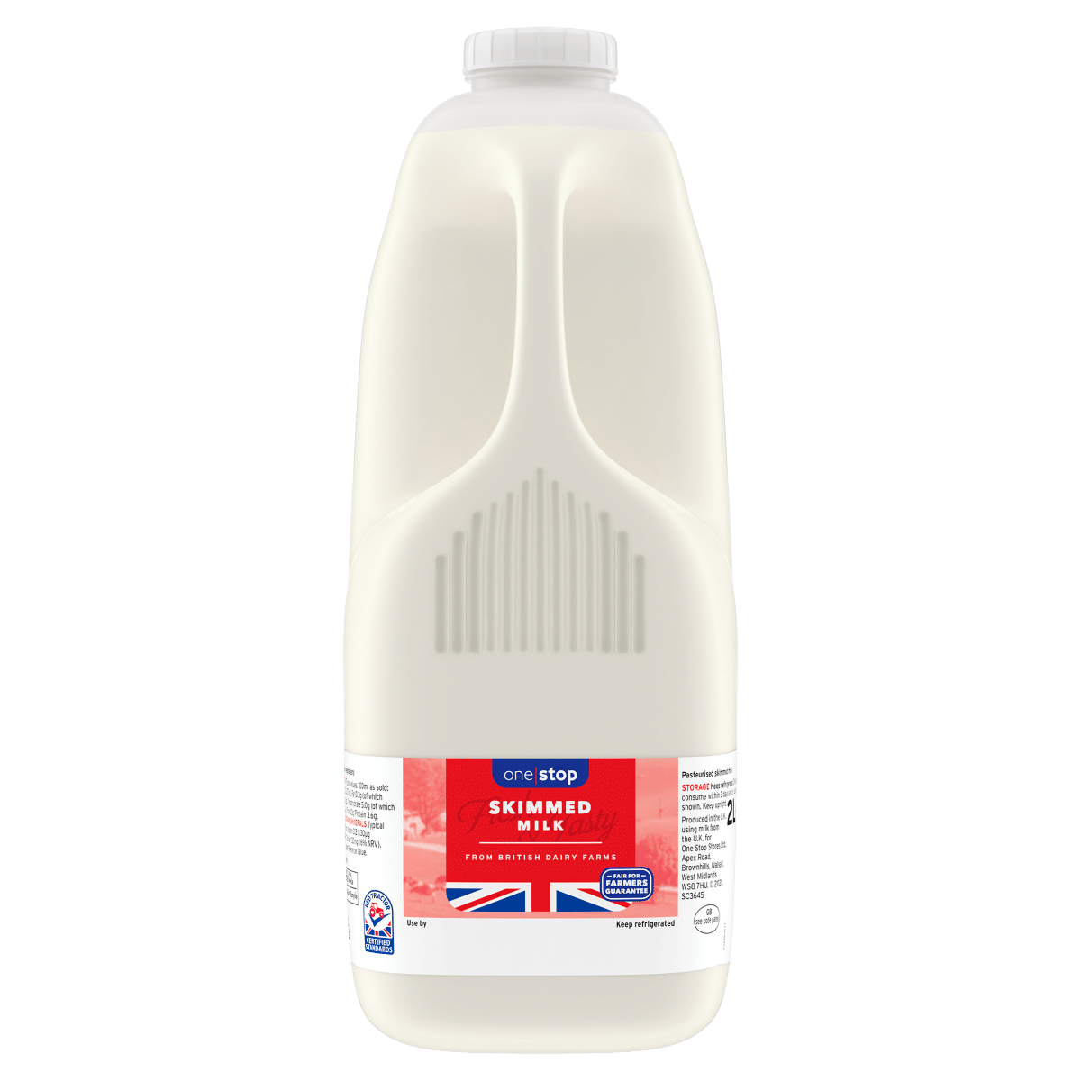 One Stop Skimmed Milk 2L