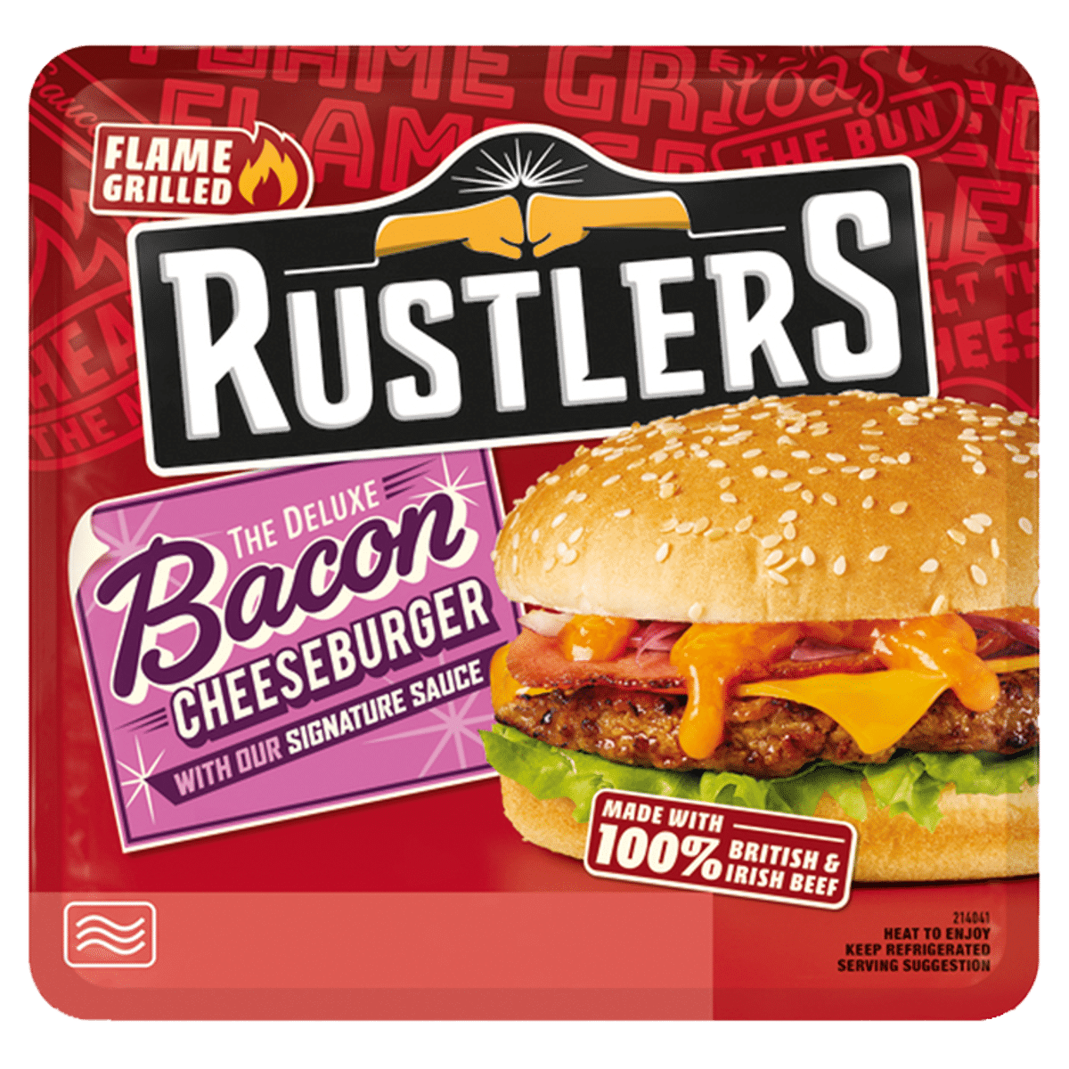 Rustlers The Deluxe Bacon Cheeseburger 191g