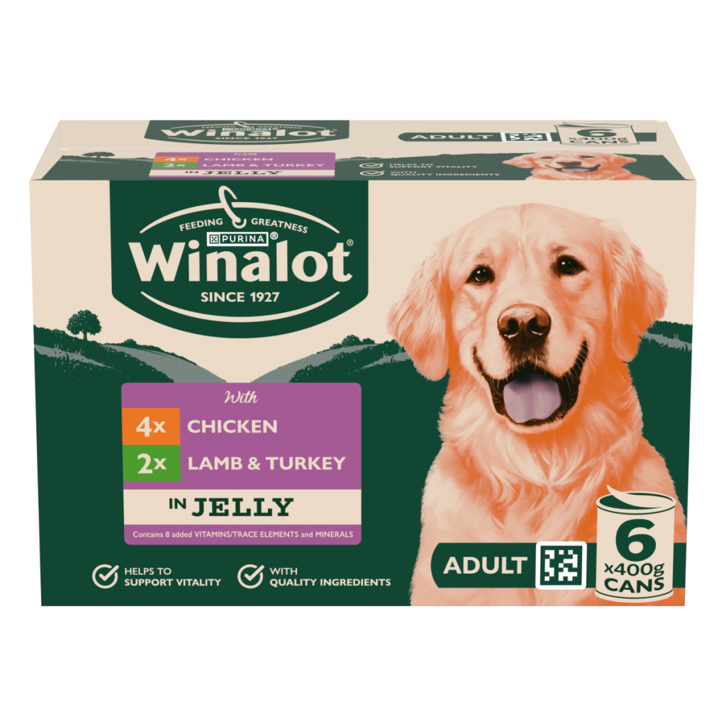 WINALOT Classics Mixed in Jelly Wet Dog Food 6x400g