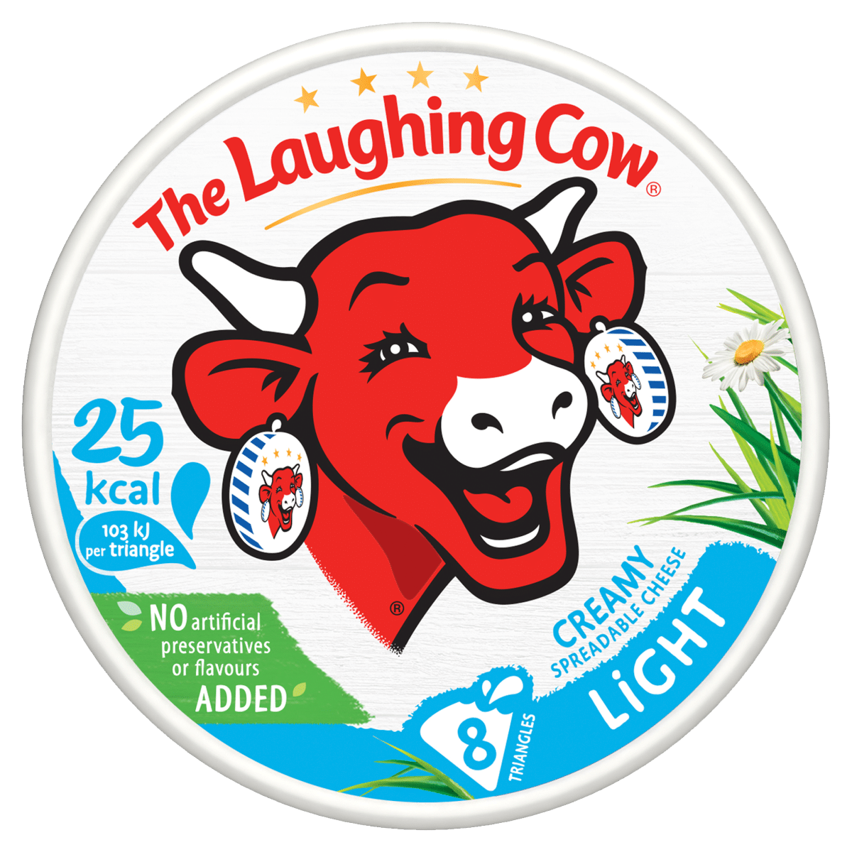 The Laughing Cow Light Cheese Spread 8 Triangles 133g