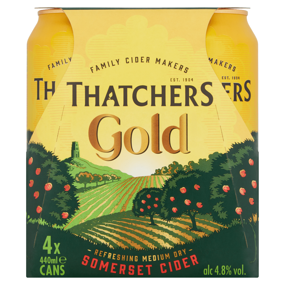 Thatchers Gold Cider 4 x 440ml