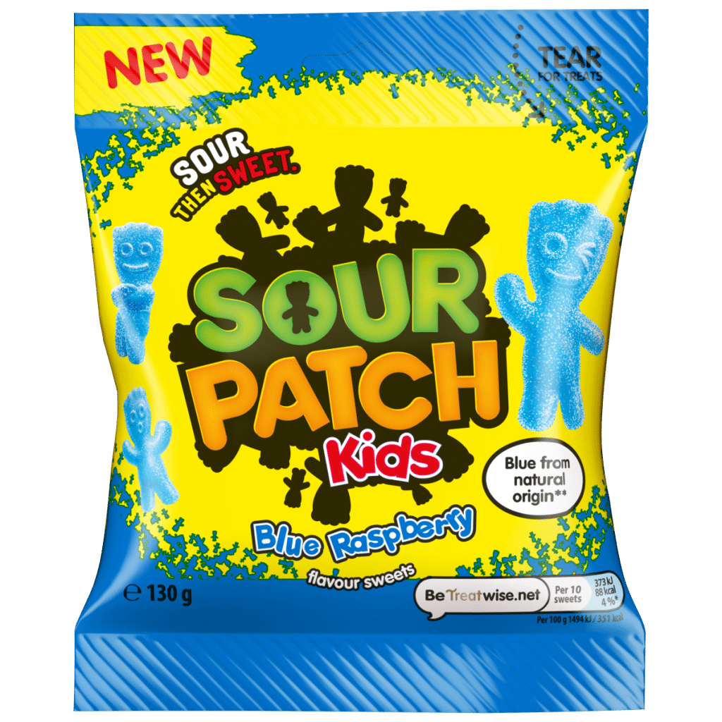 Sour Patch Kids Blue Raspberry Sweets Bag 130g