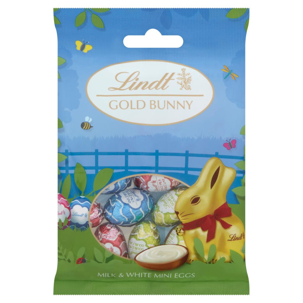 Lindt Gold Bunny Milk Chocolate Easter Mini Eggs Bag 80g