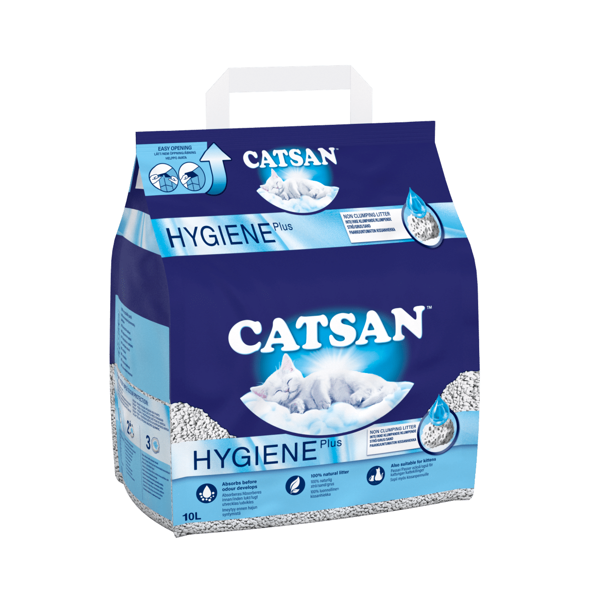 Catsan Hygiene Non-Clumping Odour Control Cat Litter 10L