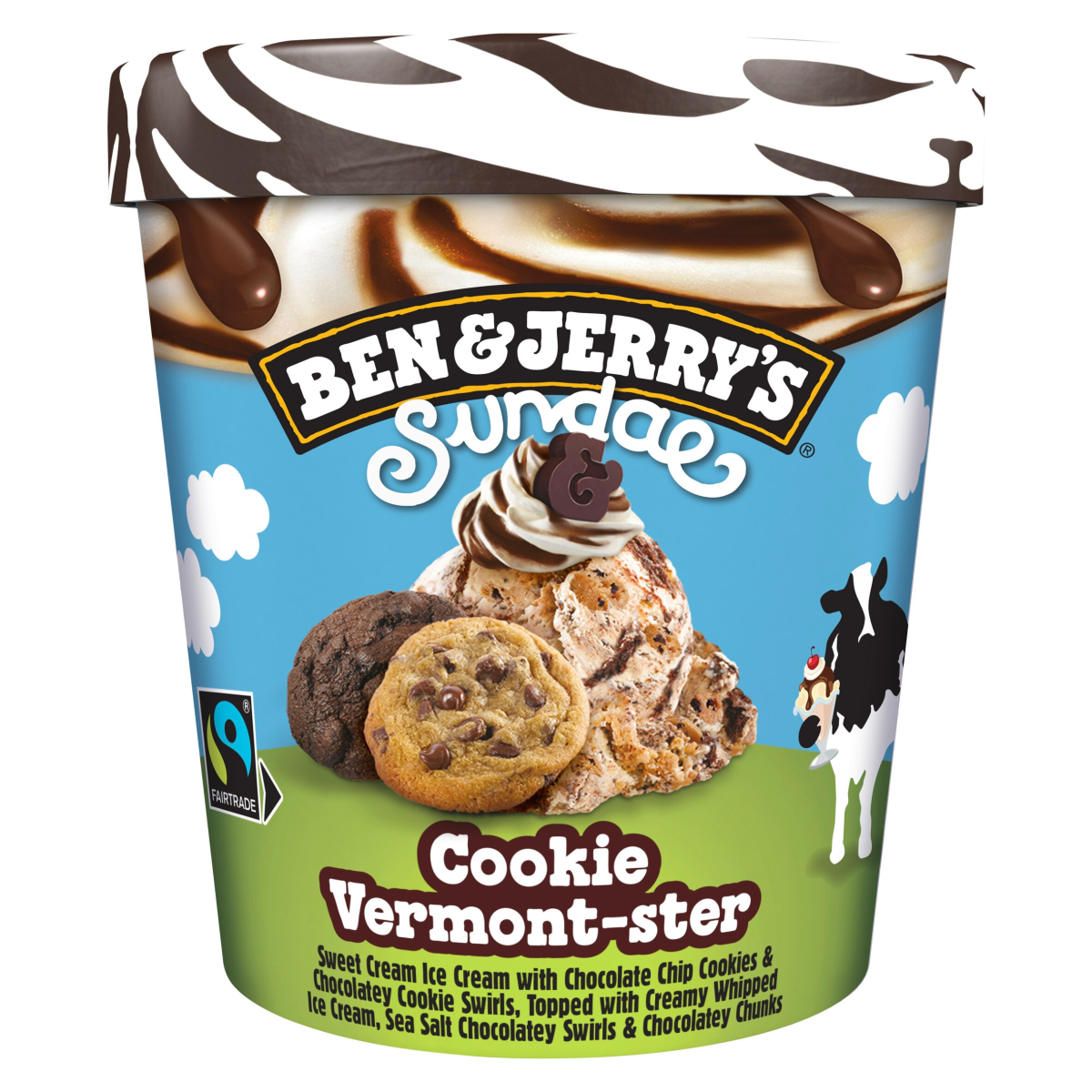 Ben & Jerry’s  Ice Cream Cookie Vermont-ster Sundae 427 ML