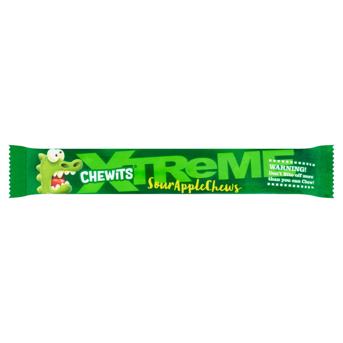 Chewits Xtreme Extreme Sour Apple Chews 34g