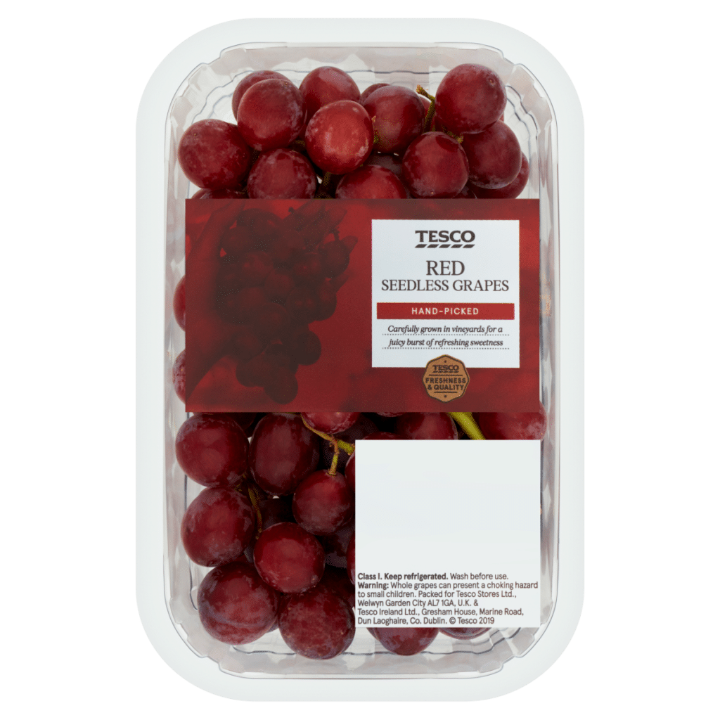 Tesco Red Seedless Grapes 500g