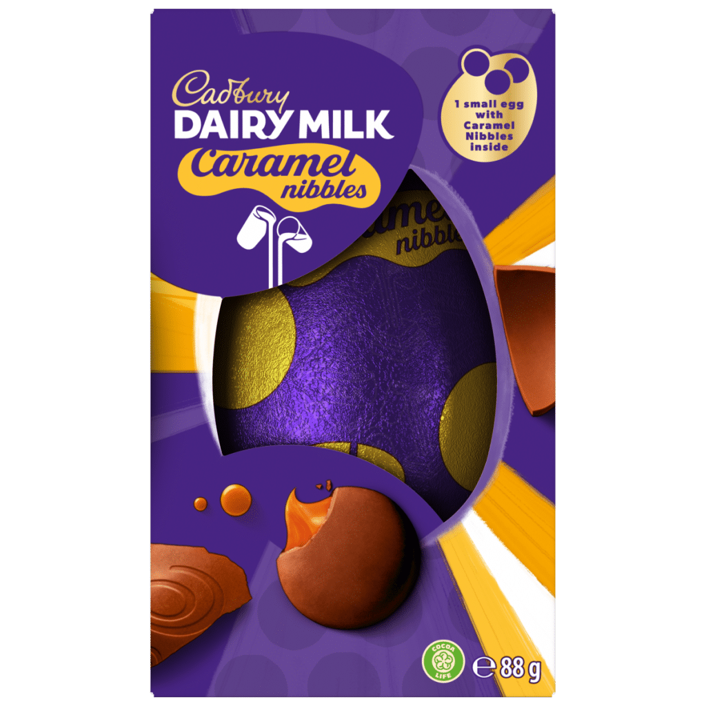 Cadbury Caramel Nibbles Chocolate Easter Egg 88 g