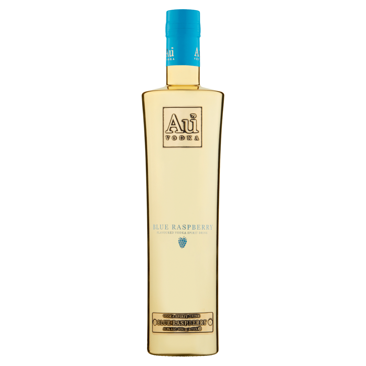 Au Vodka Blue Raspberry Flavoured Vodka Spirit Drink 70cl
