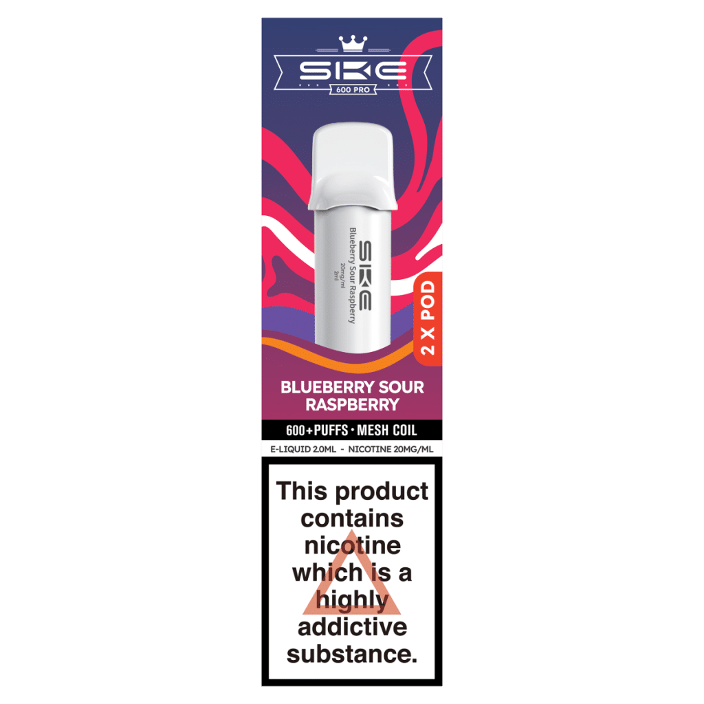SKE 600 Pro 2 Prefilled Pods Blueberry Sour Raspberry