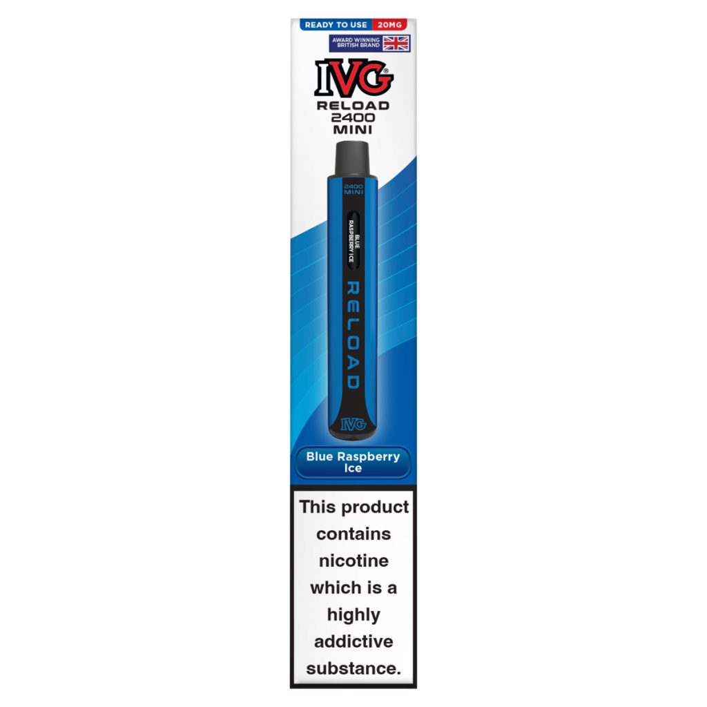 IVG Reload 2400 Mini Blue Raspberry Ice 20mg/ml