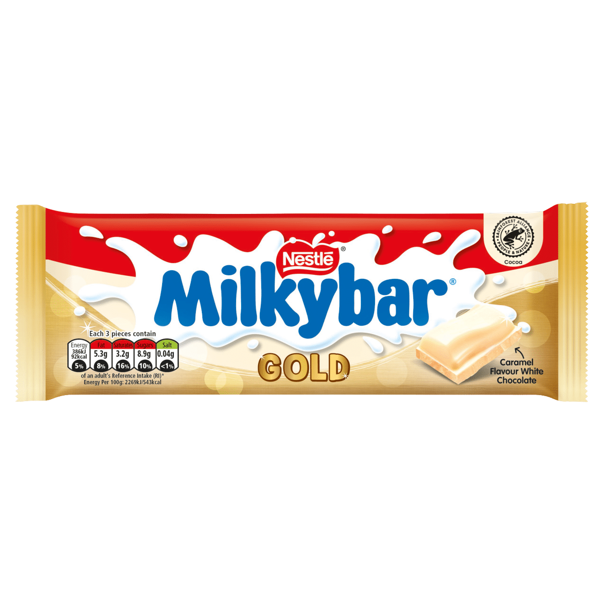 Milkybar Gold Caramel Flavour White Chocolate 85g